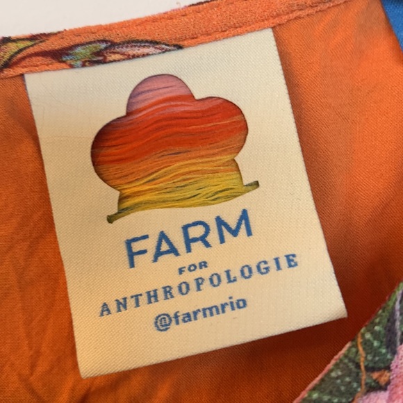 Farm Rio top blouse Anthropologie floral boho - Picture 2 of 7